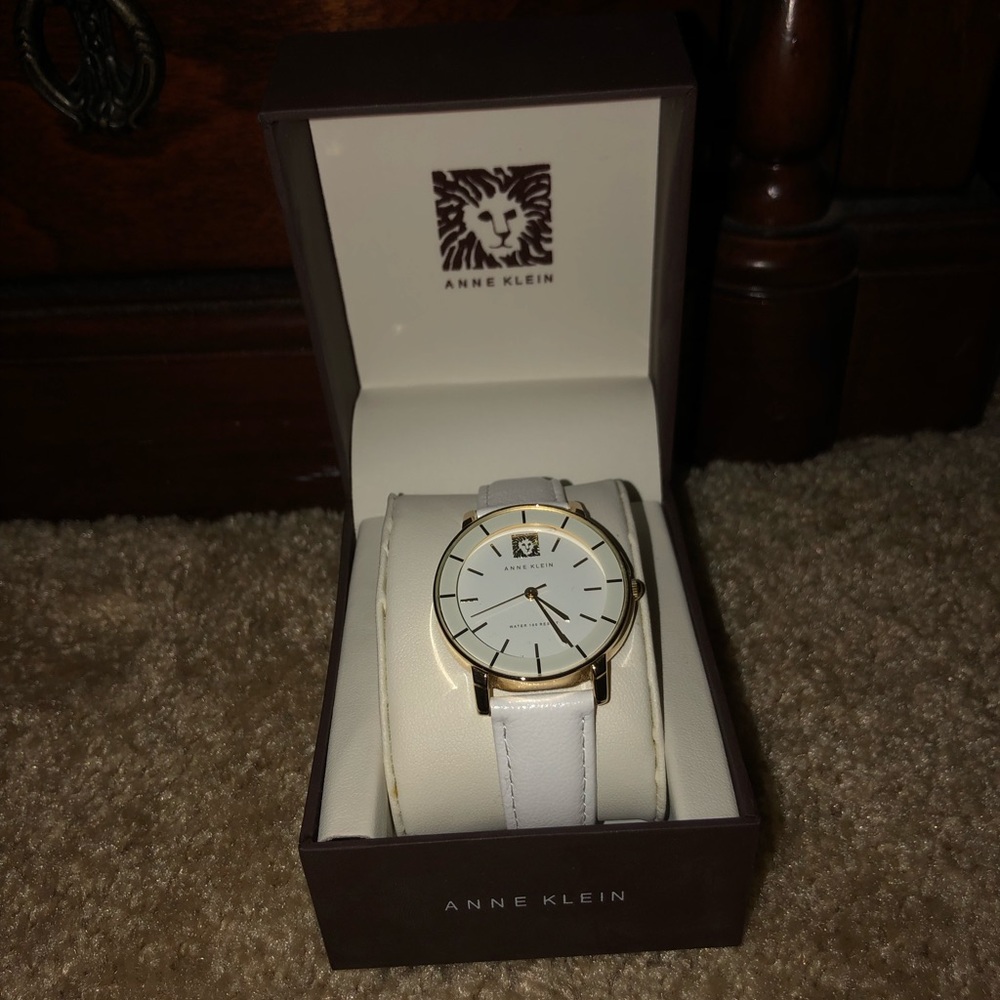 White Anne Klein watch
